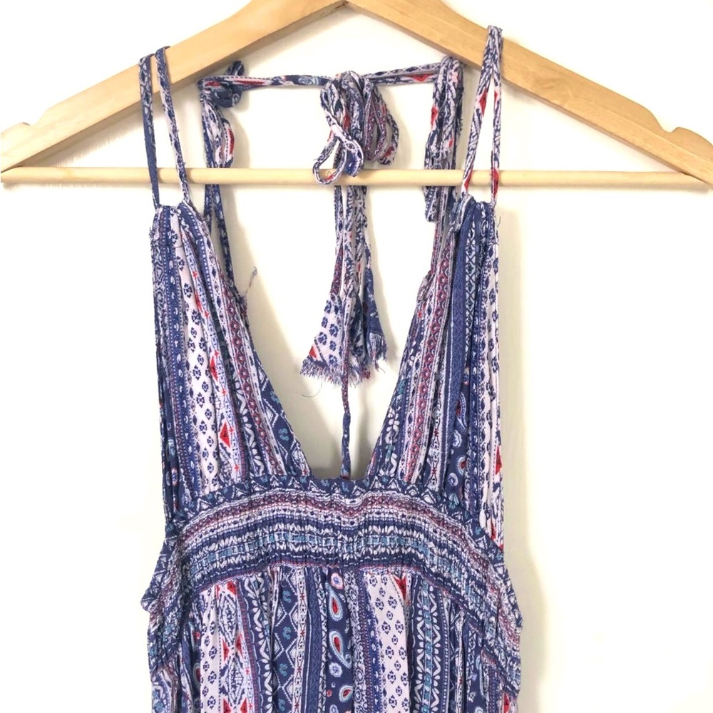 Adorable UNIQUE Boho Print Maxi dress